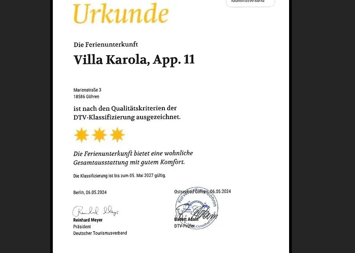 Apartment Karola, 11 Goehren (Ruegen)